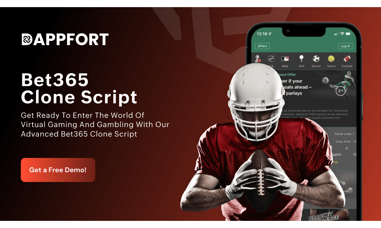 Bet365 Clone Script | Bet365 Clone APP | Dappfort